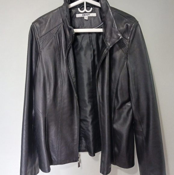 Dkny Jackets & Blazers - Women's vintage DKNY  leather jacket